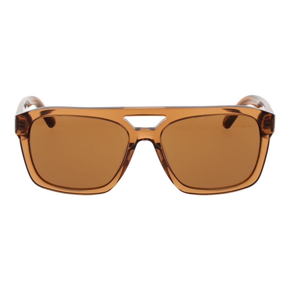 GCDS Brown Plastic Sunglasses