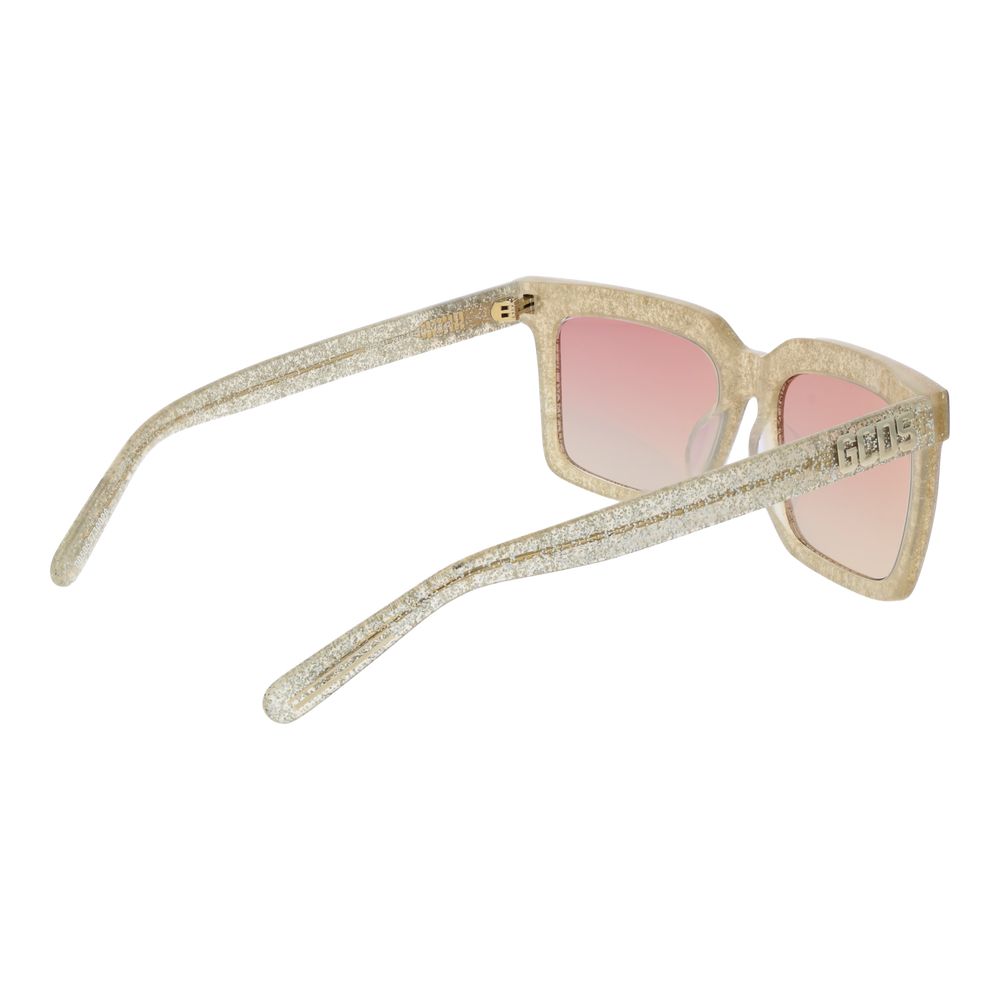 GCDS Gold Acetate Sunglasses