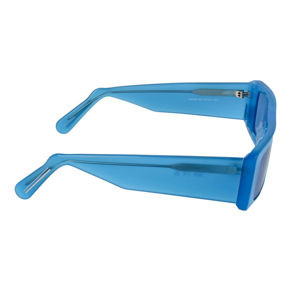GCDS Blue Plastic Sunglasses