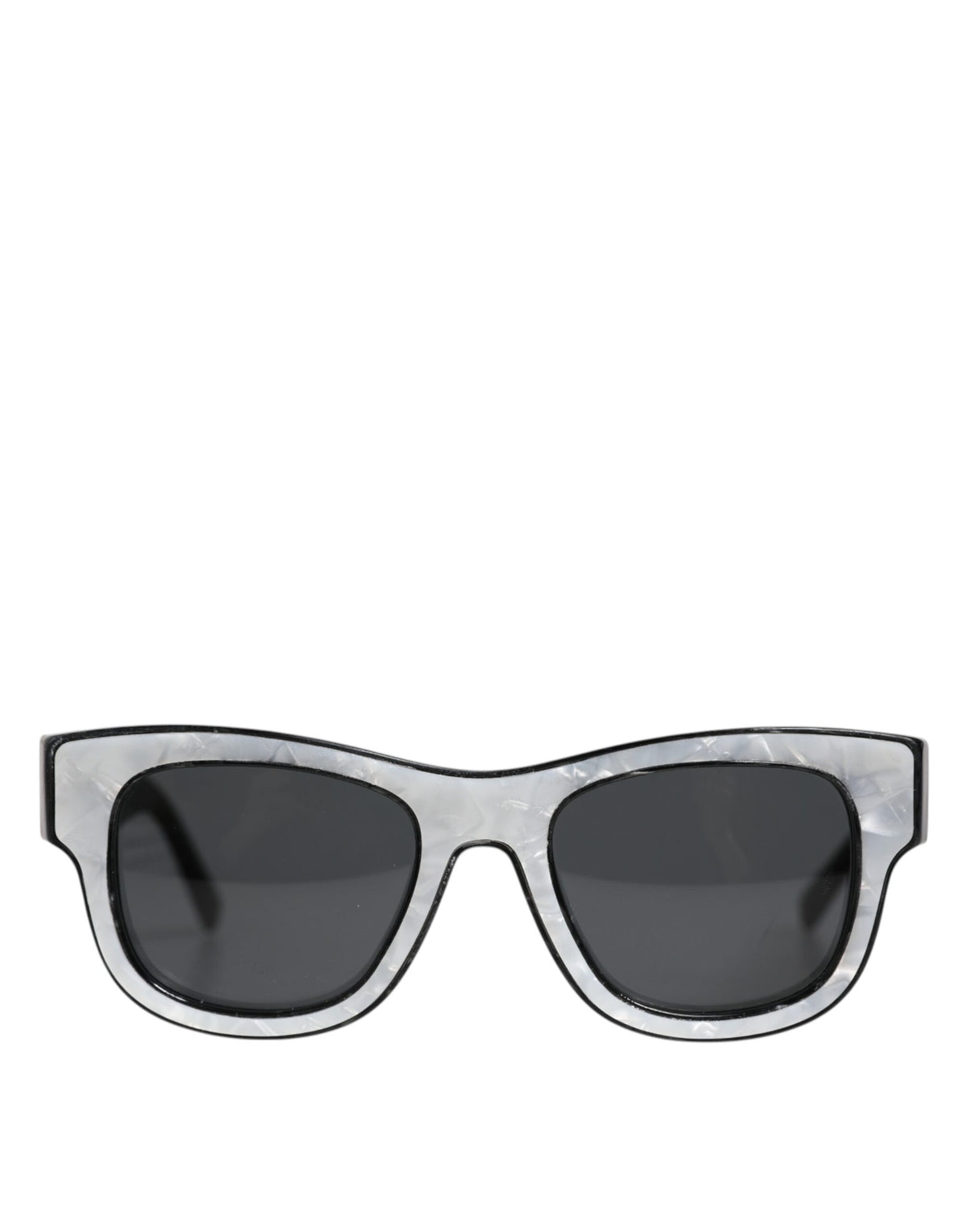 Dolce & Gabbana Pearl White Acetate Frame DG4379 Domenico Shade Sunglasses