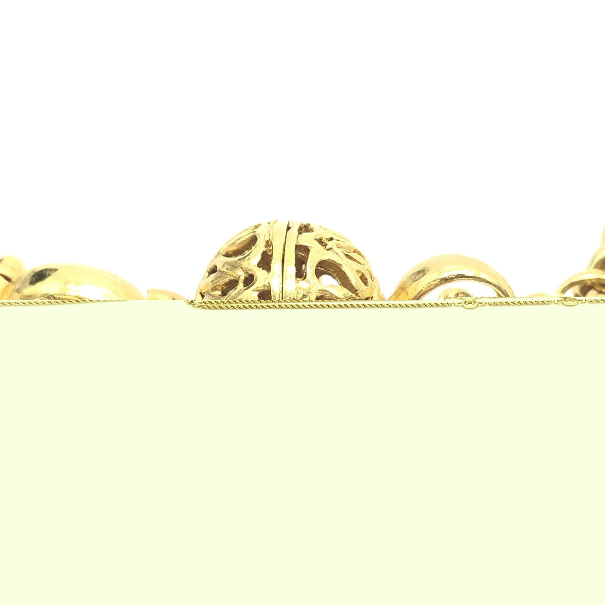 Chanel Gold Plated Coco Mark Necklace