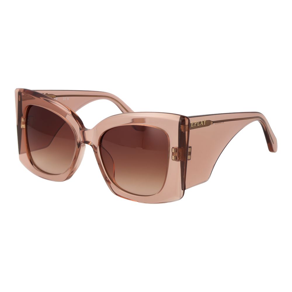 Replay Pink Plastic Sunglasses