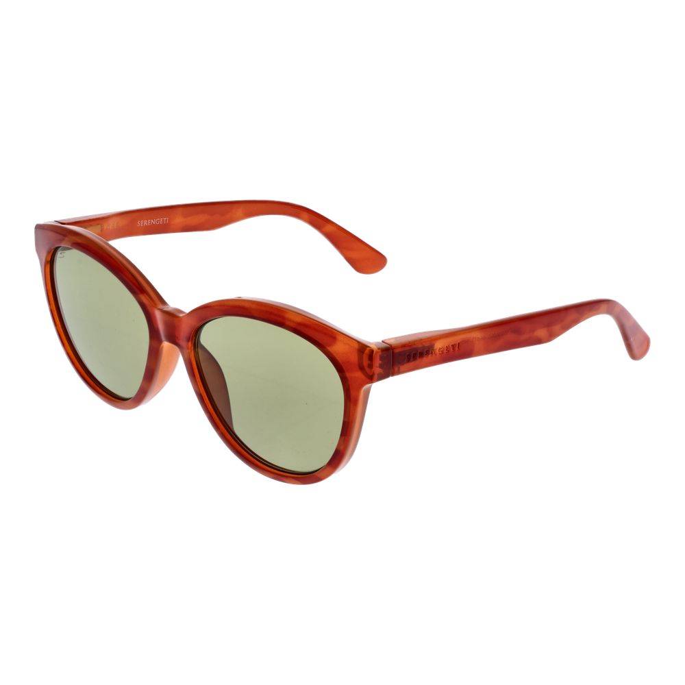 Serengeti Orange Plastic Sunglasses
