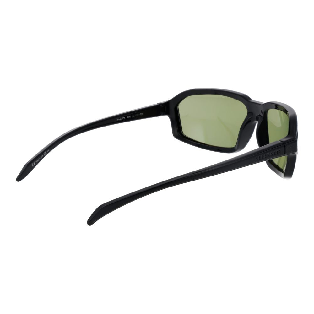 Serengeti Black Plastic Sunglasses