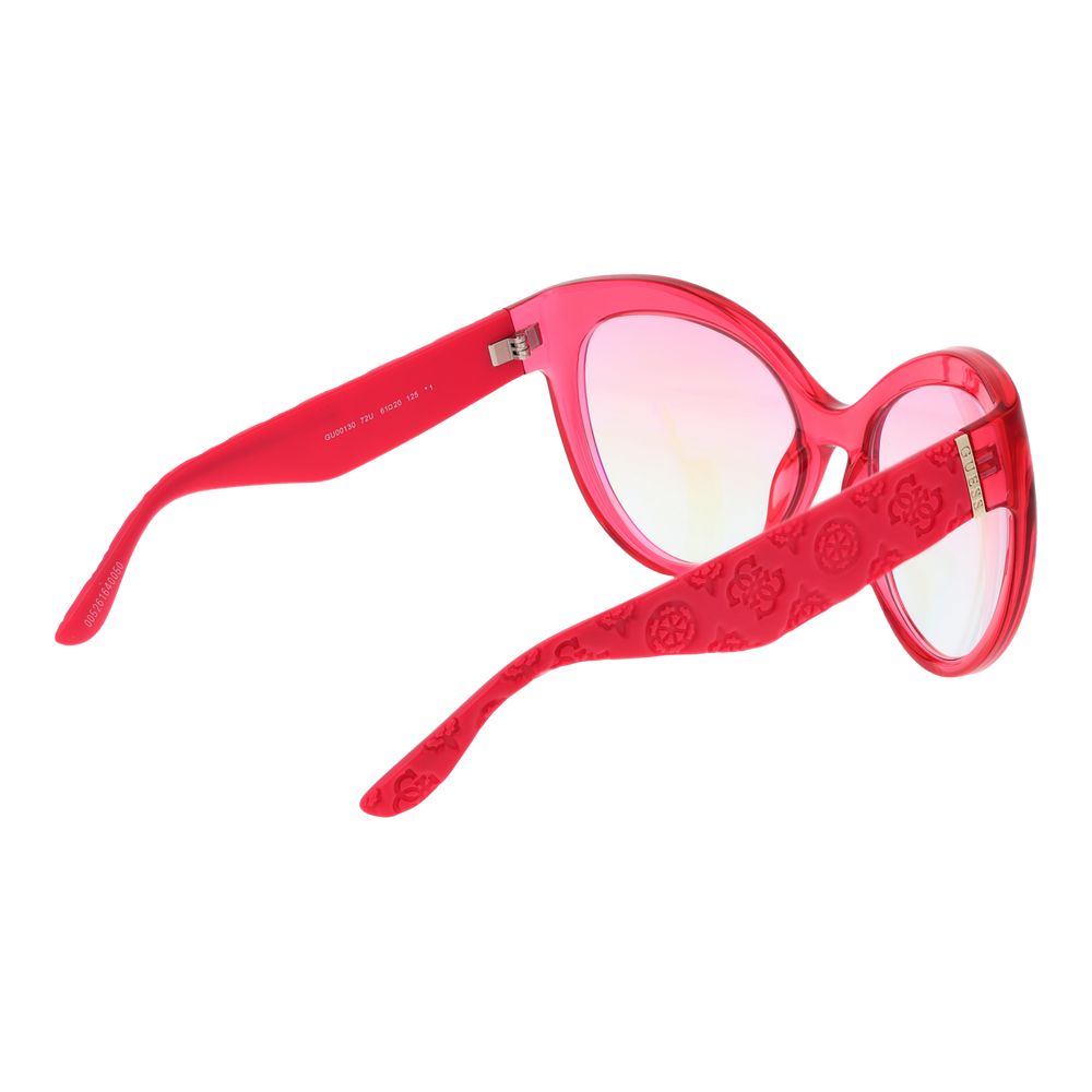 Guess Pink Stainless Steel Sunglasses